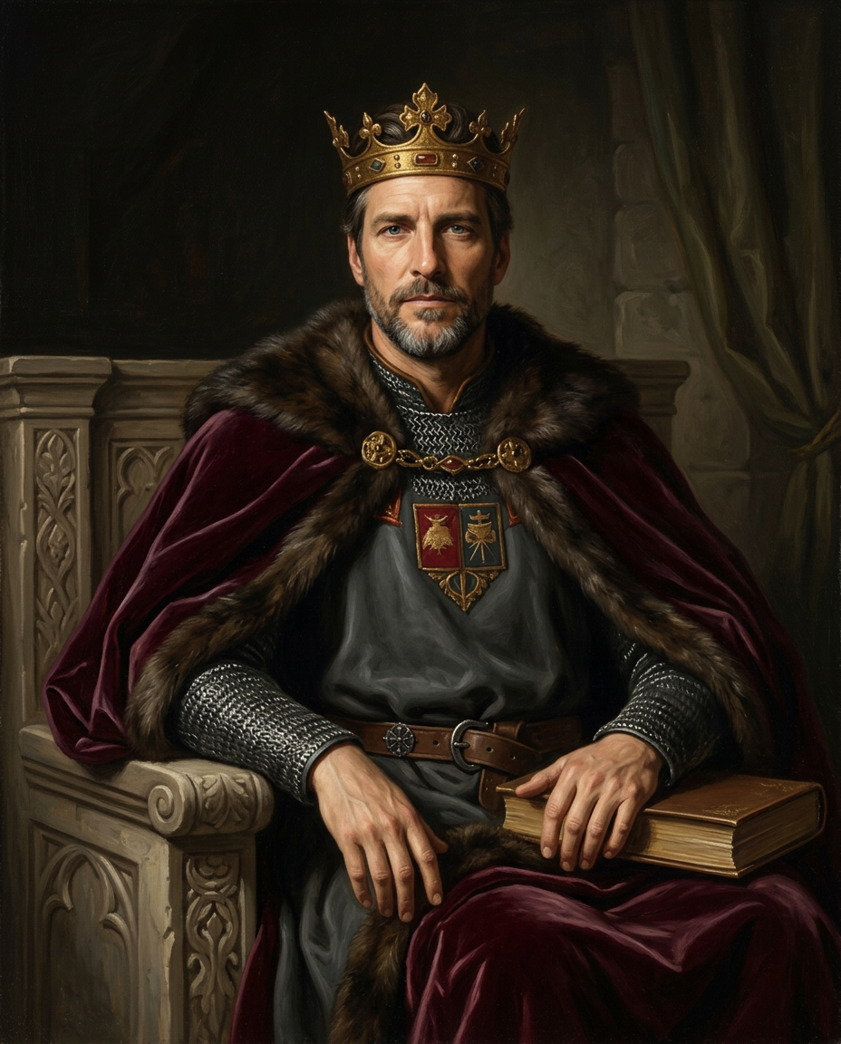 King – Erkek kişiye özel portre tasarım örneği