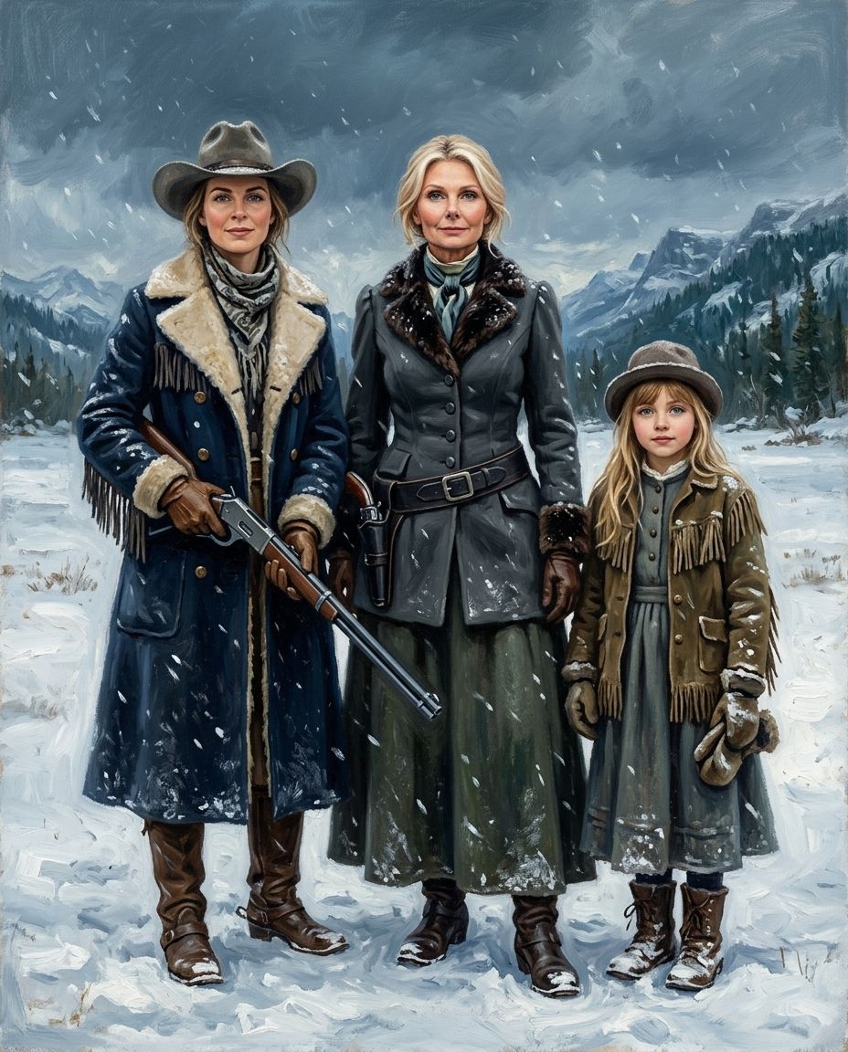 Northern Range – Kadın Kuşakları kişiye özel portre tasarım örneği