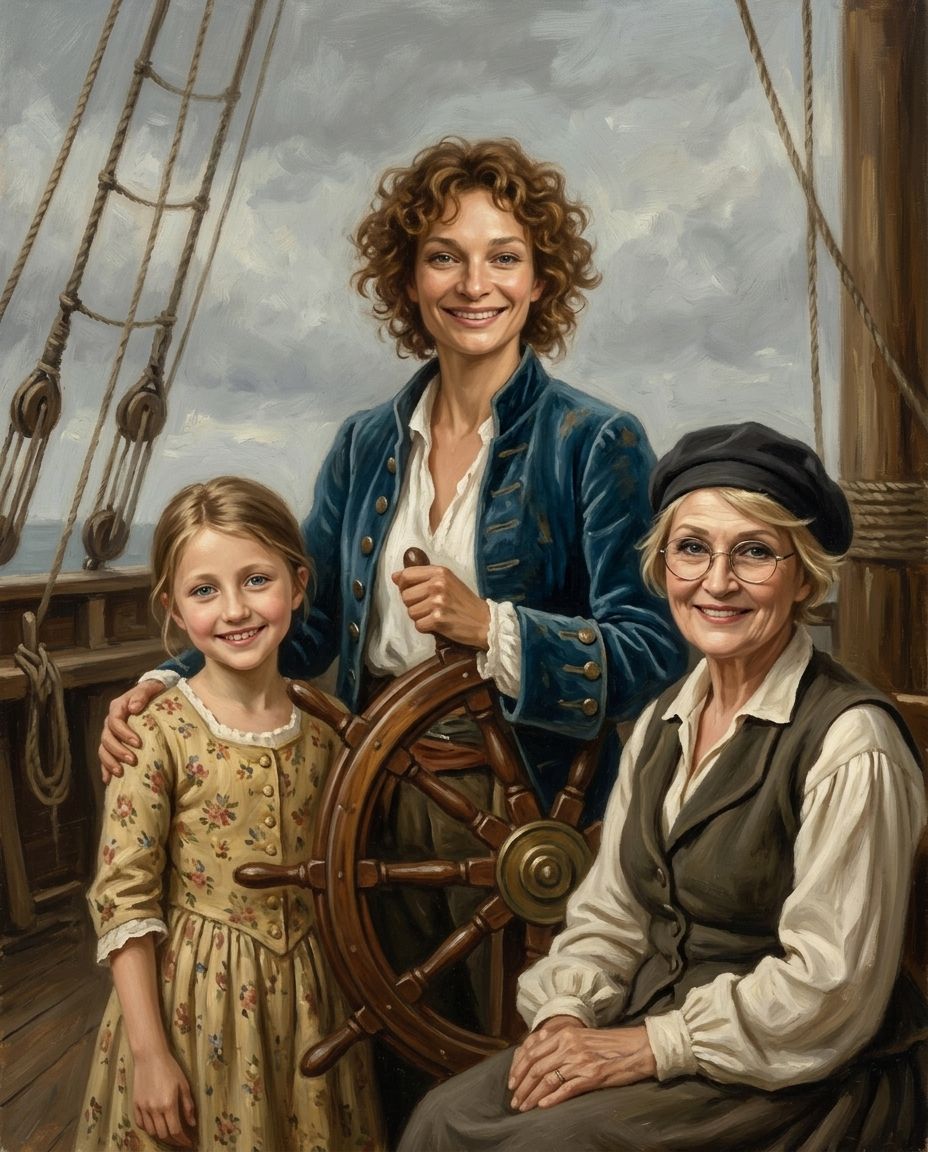 Wild Pirates – Kadın Kuşakları kişiye özel portre tasarım örneği