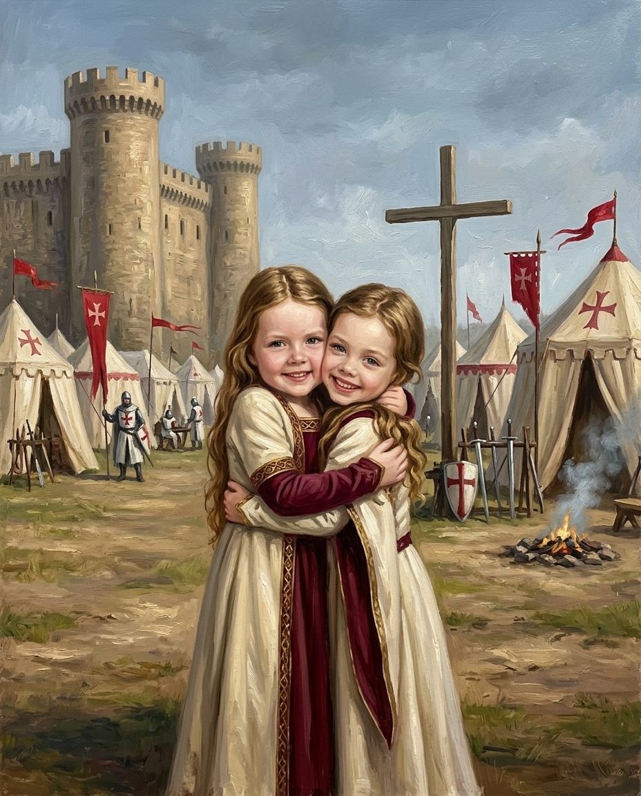 Templars – Kız Kardeşler kişiye özel portre tasarım örneği