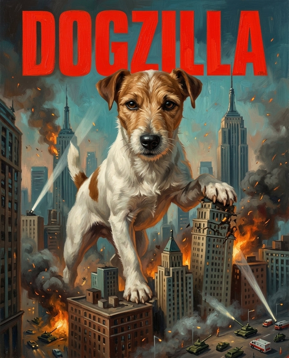 Petzilla – Evcil Hayvan kişiye özel portre tasarım örneği