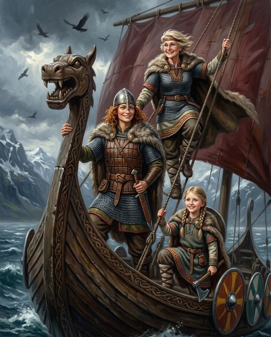Storm Saga – Kadın Kuşakları kişiye özel portre tasarım örneği