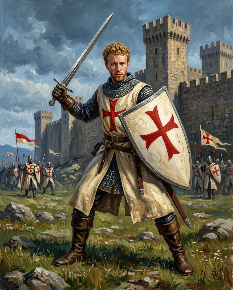 Templars – Erkek kişiye özel portre tasarım örneği