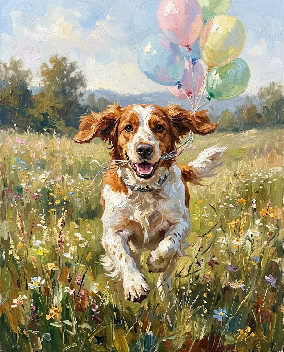 Happy Tails – Evcil Hayvan kişiye özel portre tasarım örneği