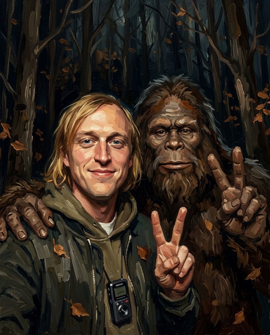 Sasquatch – Erkek kişiye özel portre tasarım örneği