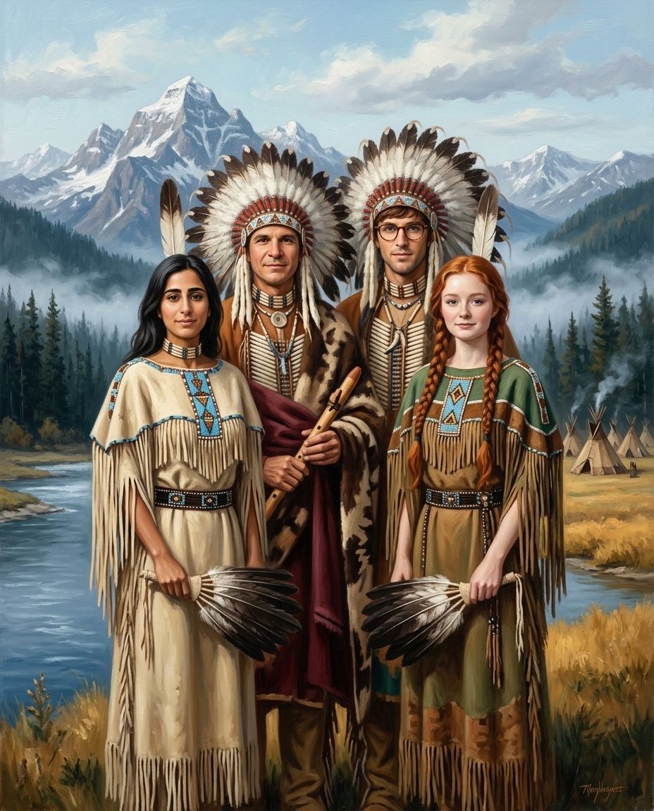 The Natives – Kardeşler kişiye özel portre tasarım örneği