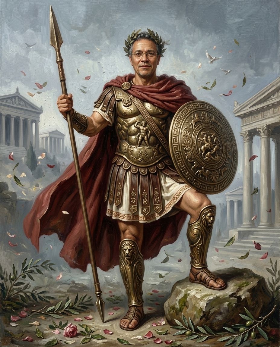 Spartans – Erkek kişiye özel portre tasarım örneği
