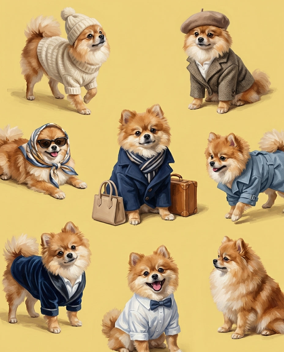 Pawtopia – Evcil Hayvan kişiye özel portre tasarım örneği