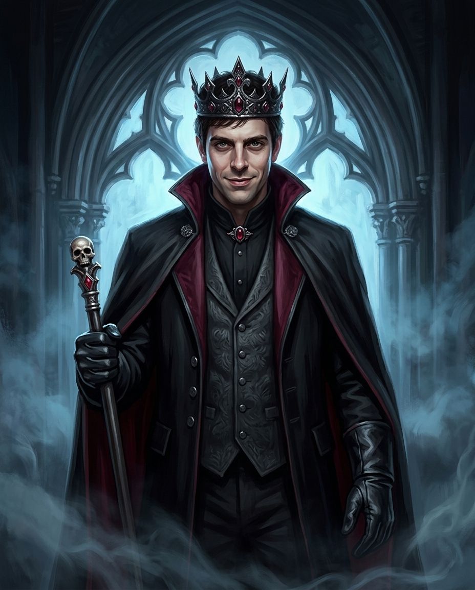 Evil Reign – Erkek kişiye özel portre tasarım örneği
