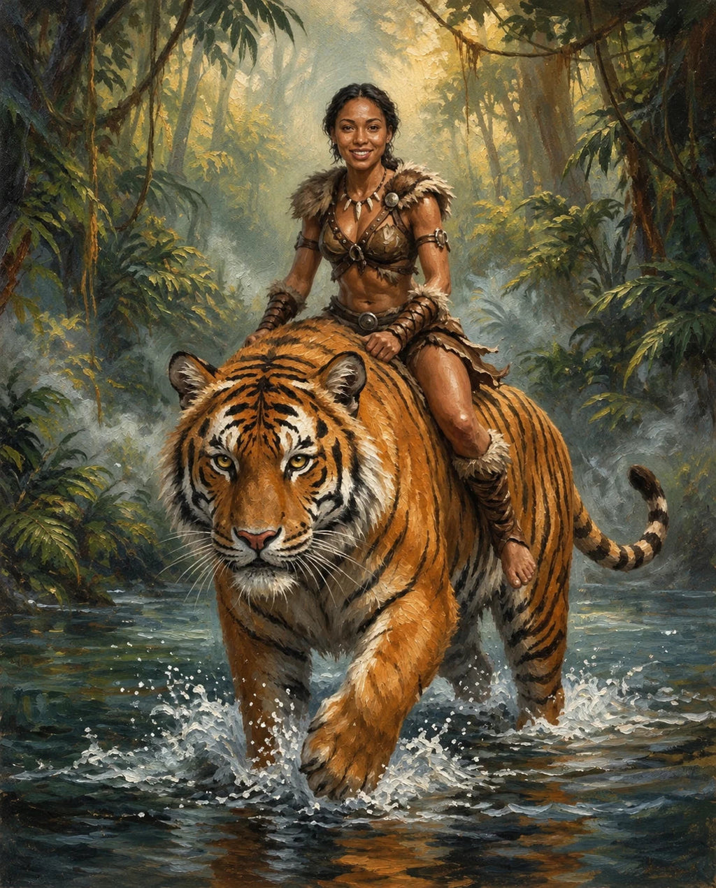Beastmaster – Kadın kişiye özel portre tasarım örneği