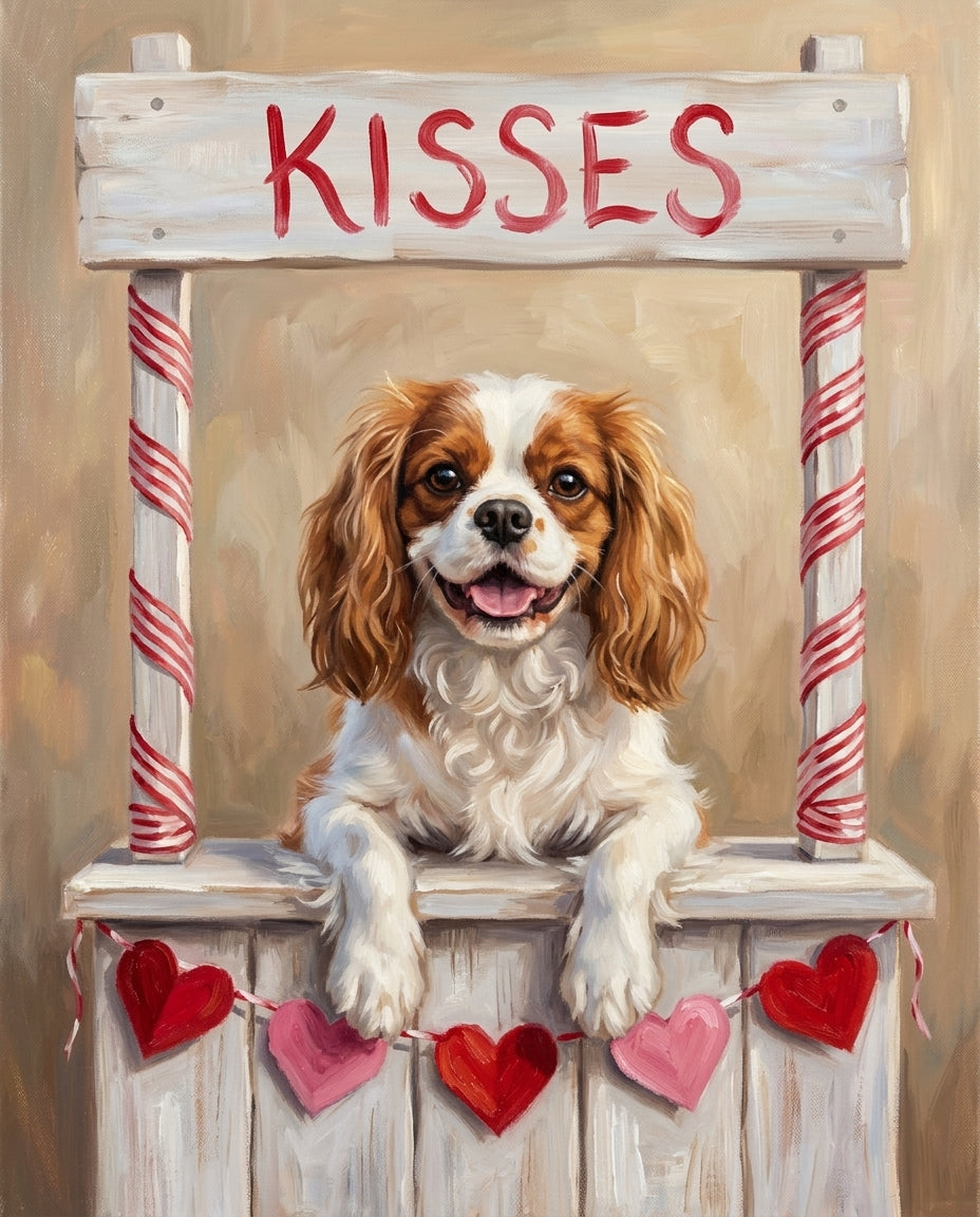 Kissing Booth – Evcil Hayvan kişiye özel portre tasarım örneği