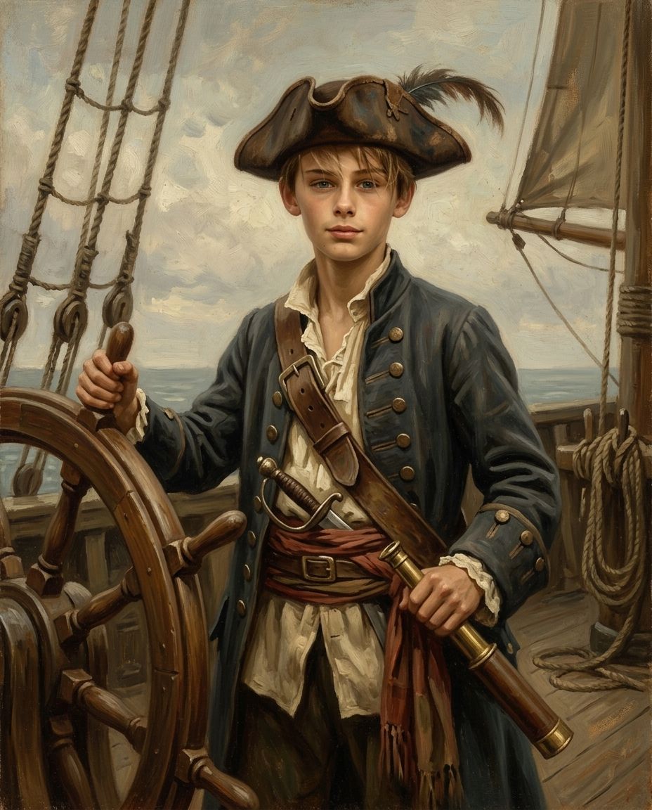 Wild Pirates – Çocuk kişiye özel portre tasarım örneği