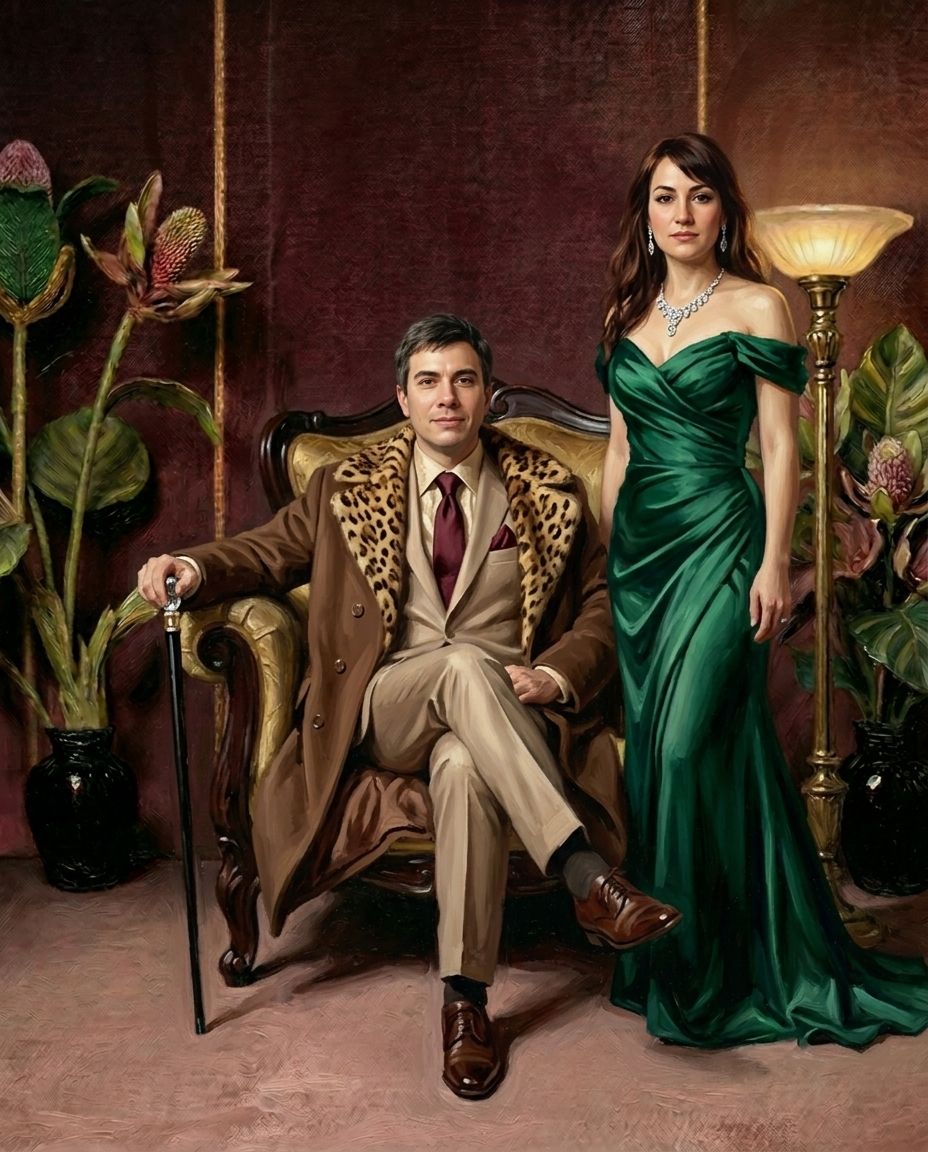 Dynasty – Çift kişiye özel portre tasarım örneği