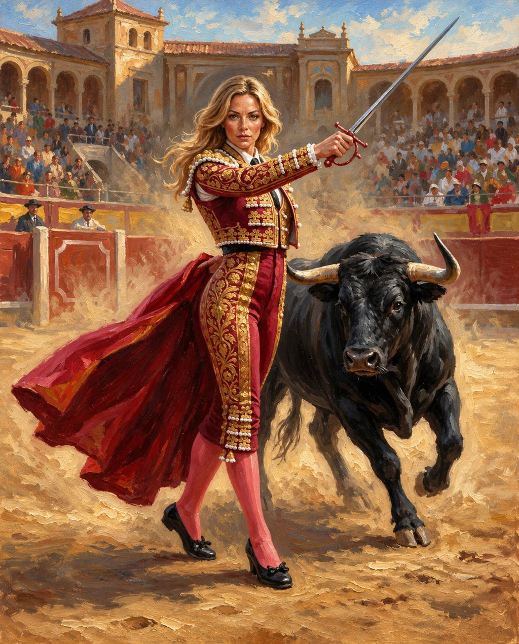 Matador – Kadın kişiye özel portre tasarım örneği