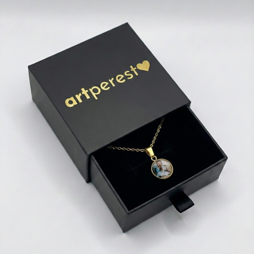 Artperest Kişiye Özel Fotoğraf Kolye - Cam Tasarım