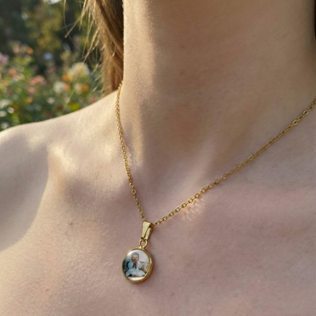 Artperest Kişiye Özel Fotoğraf Kolye - Cam Tasarım