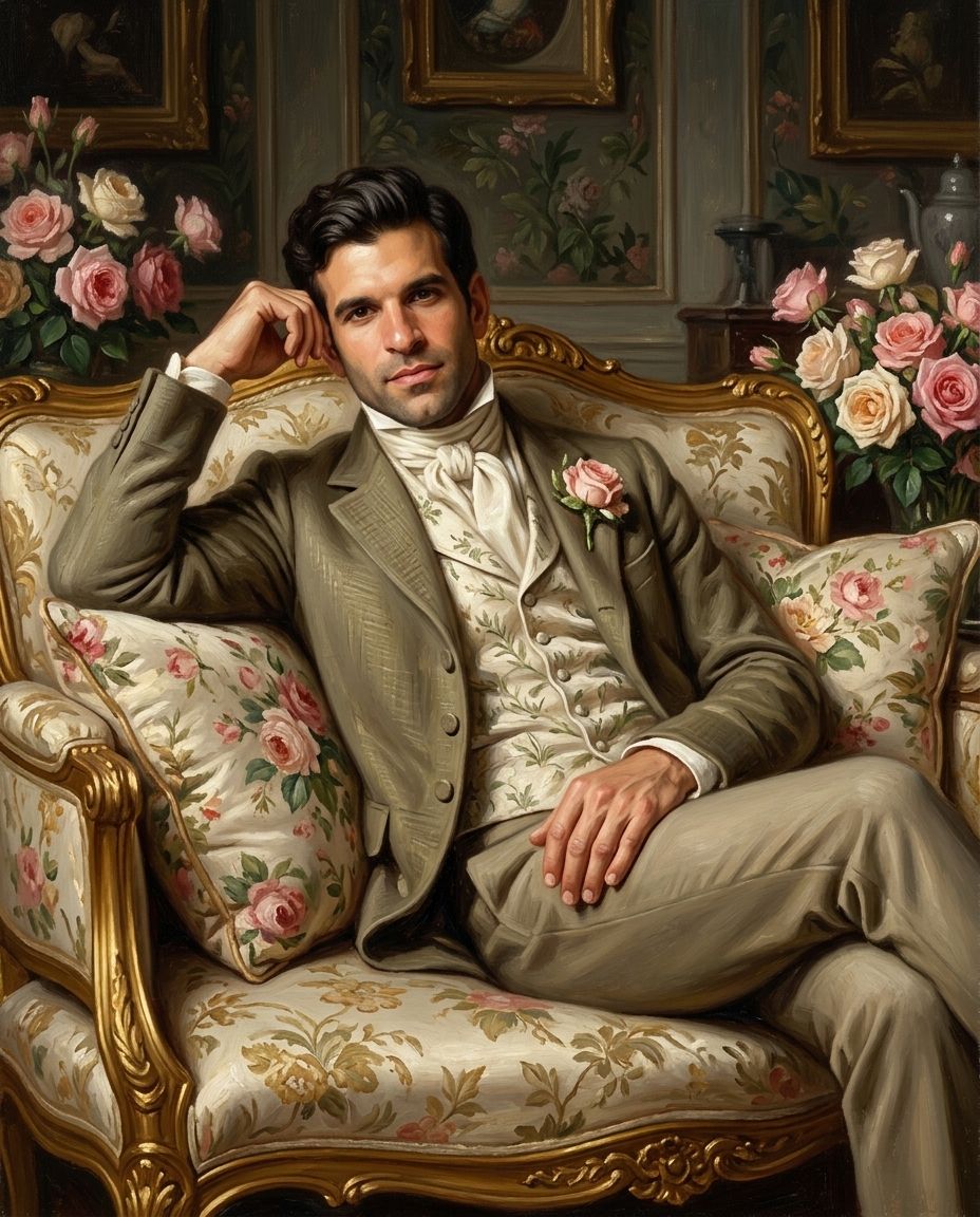 Royal Daydream – Erkek kişiye özel portre tasarım örneği