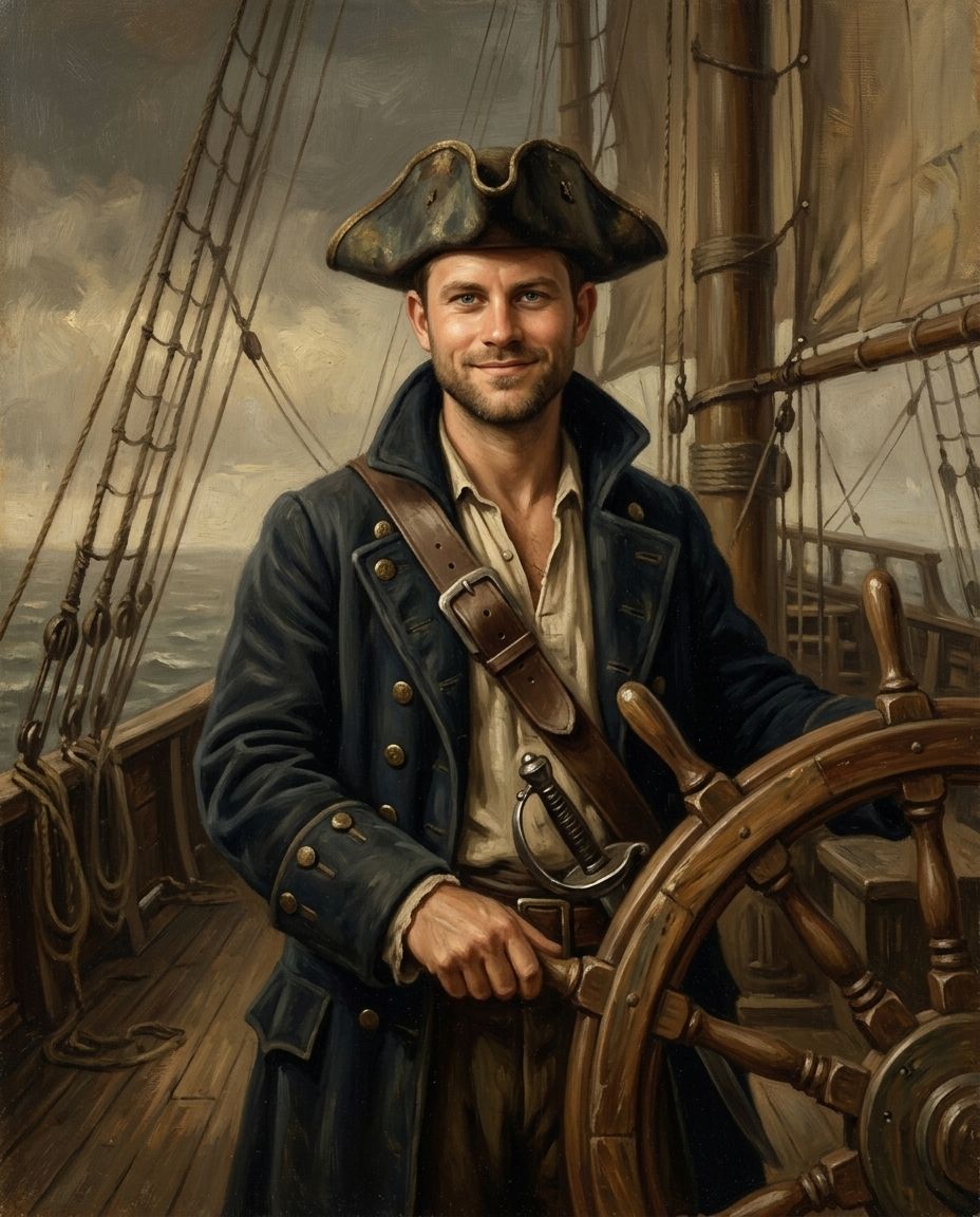 Wild Pirates – Erkek kişiye özel portre tasarım örneği