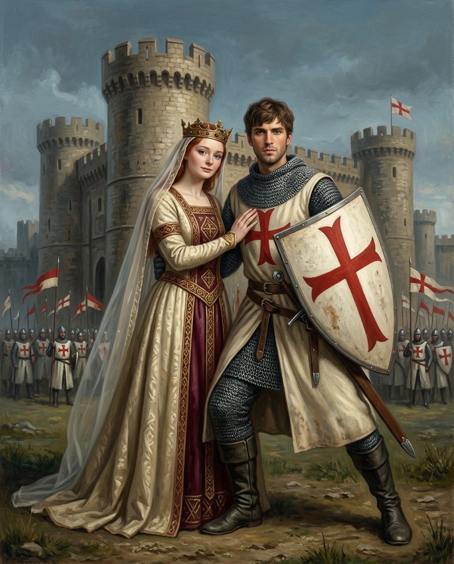 Templars – Çift kişiye özel portre tasarım örneği