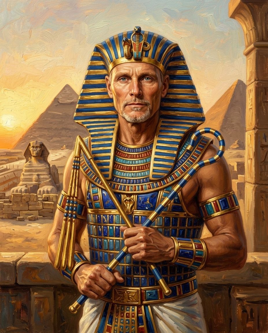 Ancient Rulers – Erkek kişiye özel portre tasarım örneği