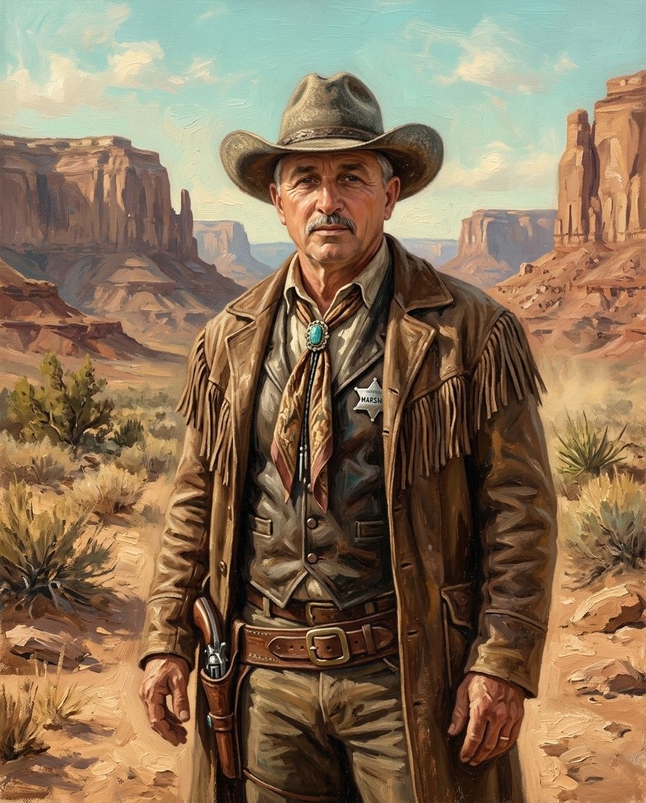 Cowboy – Erkek kişiye özel portre tasarım örneği