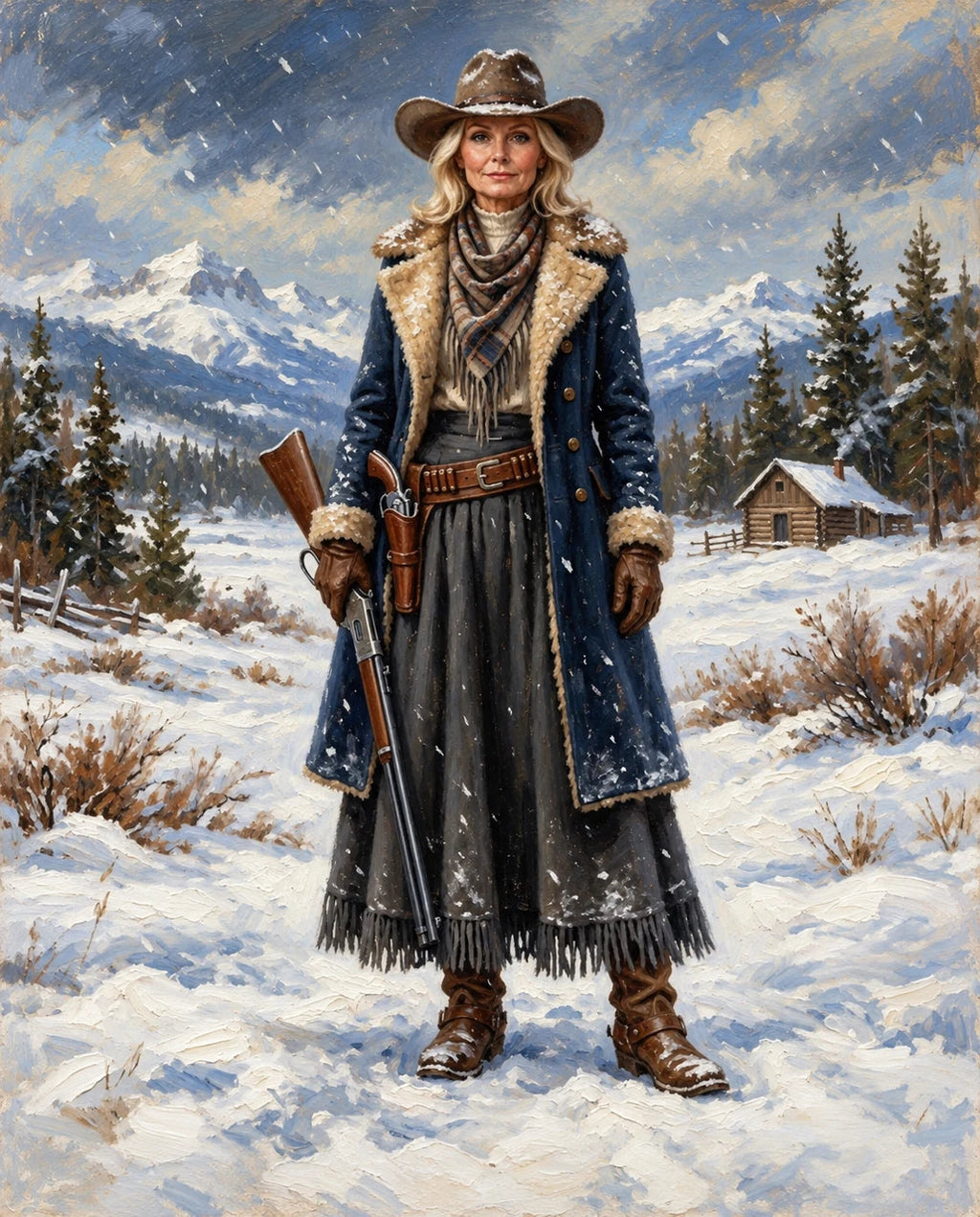 Northern Range – Kadın kişiye özel portre tasarım örneği