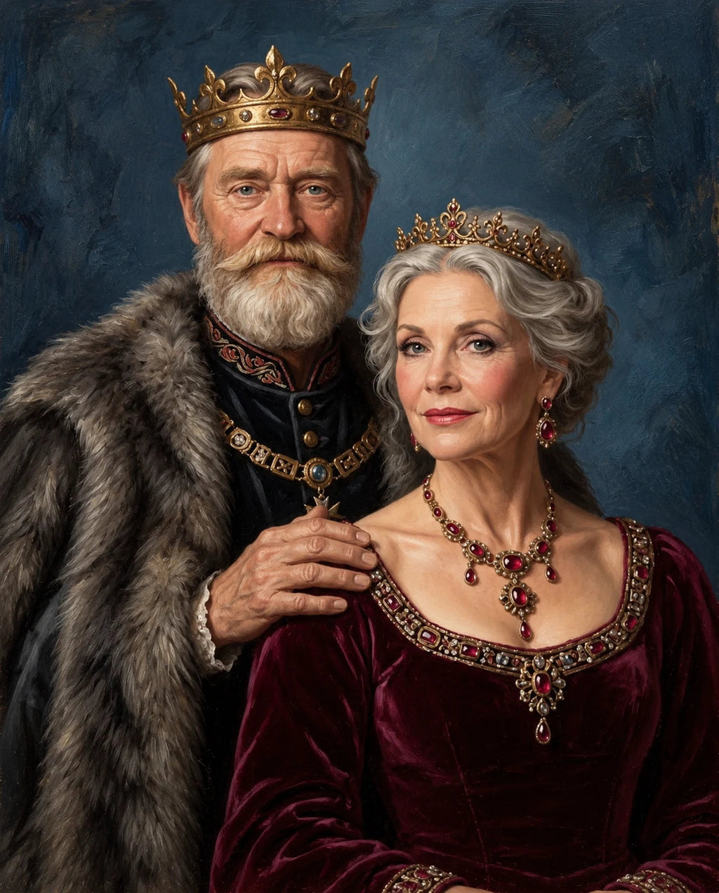 Power Couple – Çift kişiye özel portre tasarım örneği