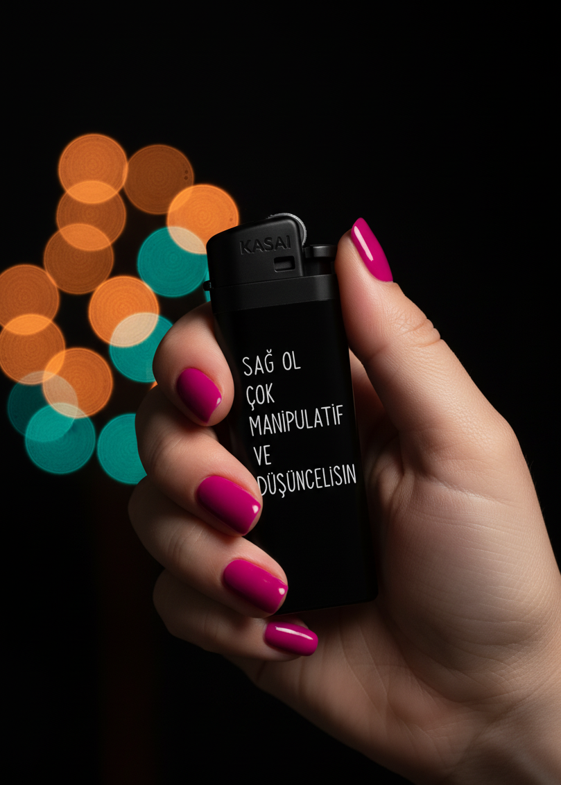 Manipülatif Sloganlı Çakmak