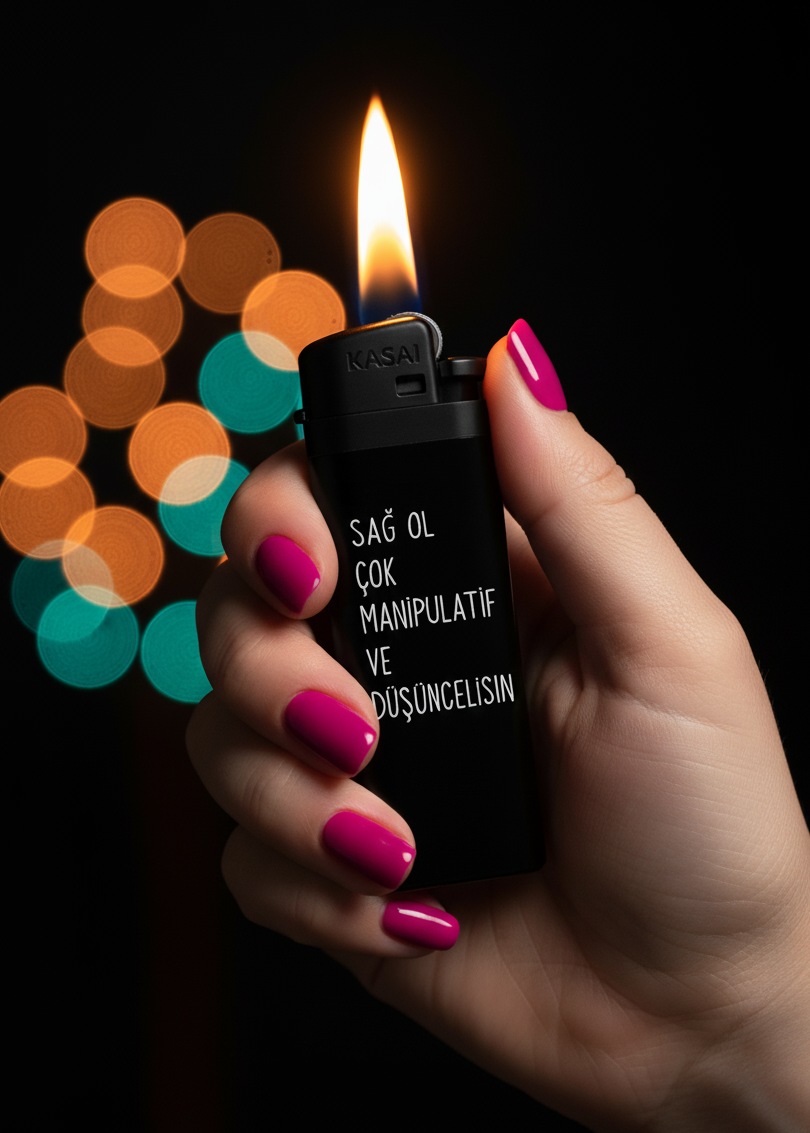 Manipülatif Sloganlı Çakmak